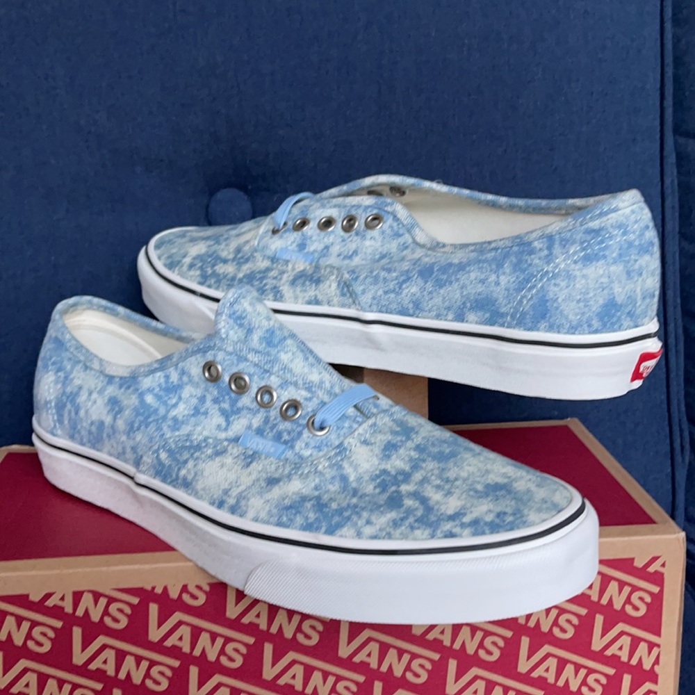 Vans Authentic Denim dstry MENS Winter Sky/Marshmallow - Picture 2 of 16